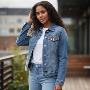 Baccini Blue Denim Jacket
